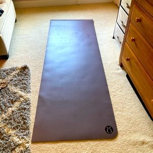 Lululemon Gray Purple Yoga Mat